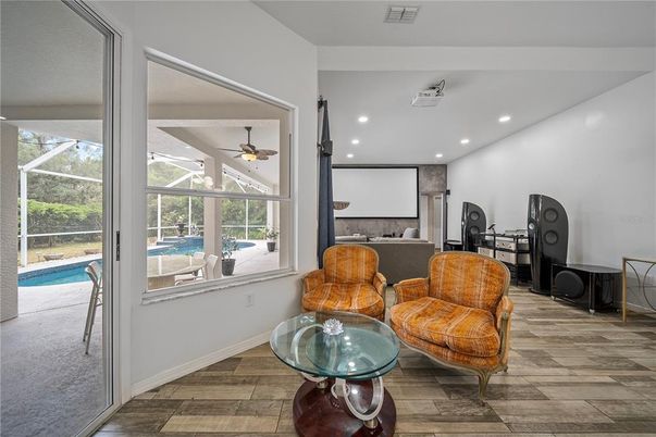 Interior, Recessed Lighting, Wood Texture Flooring