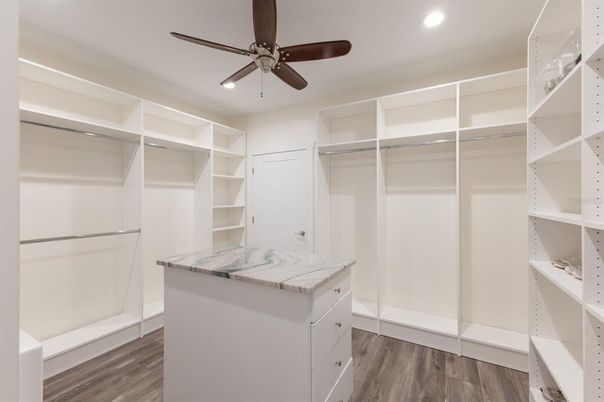 Interior, Recessed Lighting, Walk-in Closets, Wood Texture Flooring