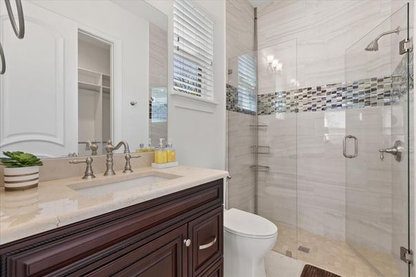 Bathroom, Glass Shower, Interior