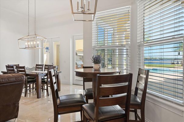Dining room, Interior, Pendant Lights