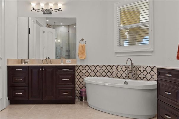 Bathroom, Free Standing Baths, Glass Shower, Interior
