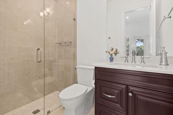 Bathroom, Glass Shower, Interior