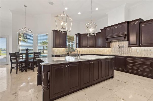 Dining room, Interior, Kitchen, Pendant Lights, Recessed Lighting