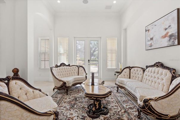 Interior, Living room, Recessed Lighting