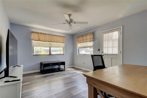 Home Office, Interior, Wood Texture Flooring