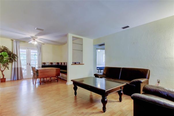 Dining room, Interior, Wood Texture Flooring