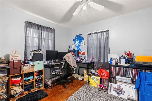 Home Office, Interior, Wood Texture Flooring