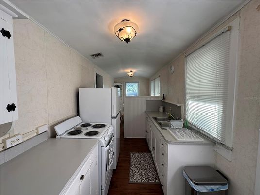 Interior, Kitchen, Wood Texture Flooring