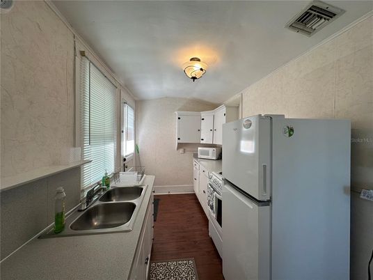 Interior, Kitchen, Wood Texture Flooring