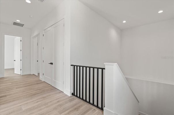 Interior, Recessed Lighting, Wood Texture Flooring