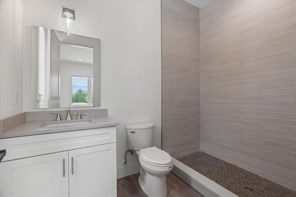 Bathroom, Interior, Wood Texture Flooring