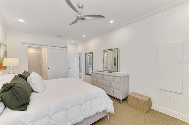 Bedroom, Interior, Recessed Lighting