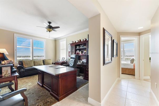 Home Office, Interior, Recessed Lighting