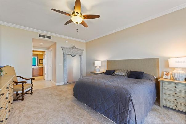Bedroom, Interior, Recessed Lighting