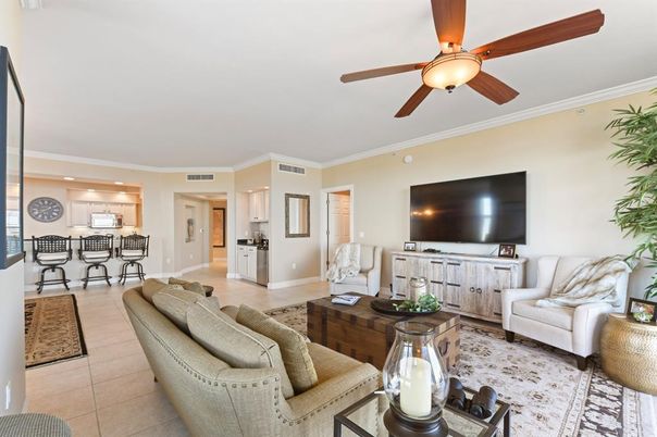 Interior, Kitchen, Living room, Recessed Lighting