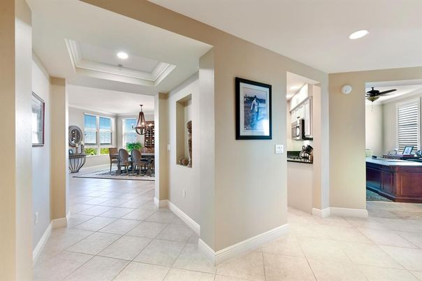 Chandelier, Dining room, Interior, Recessed Lighting