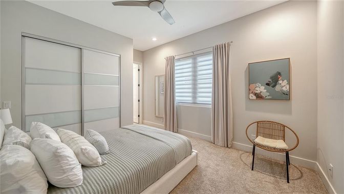 Bedroom, Interior, Recessed Lighting