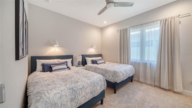 Bedroom, Interior, Recessed Lighting