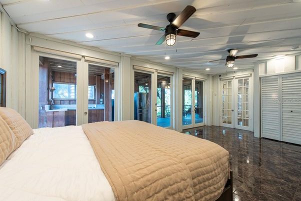 Bedroom, Interior, Recessed Lighting