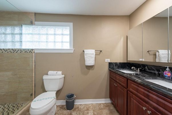 Bathroom, Glass Shower, Interior