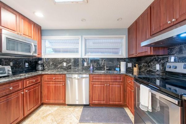 Interior, Kitchen, Recessed Lighting, Stainless Steel Appliances