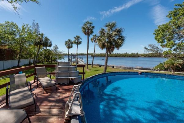 Exterior, Lake, Pool