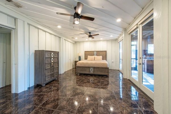 Bedroom, Interior, Recessed Lighting