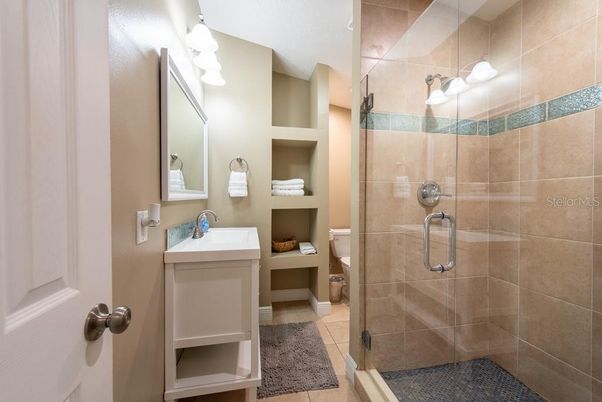 Bathroom, Glass Shower, Interior