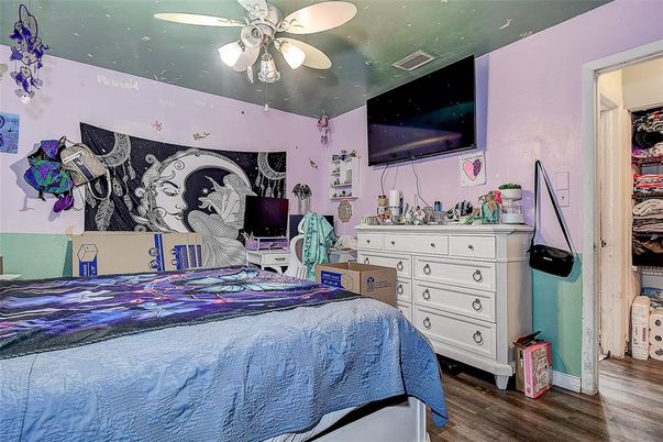 Bedroom, Interior, Wood Texture Flooring