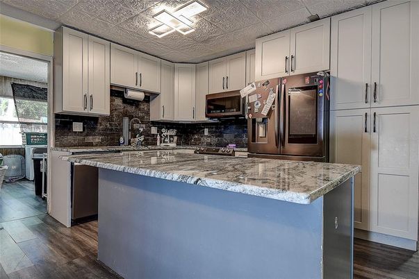 Interior, Kitchen, Wood Texture Flooring