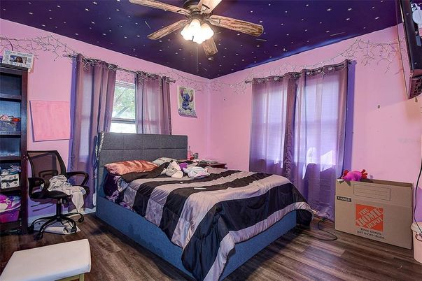 Bedroom, Interior, Wood Texture Flooring