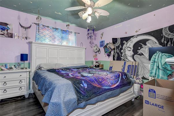 Bedroom, Interior, Wood Texture Flooring