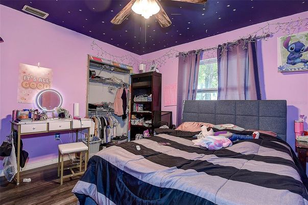 Bedroom, Interior, Wood Texture Flooring