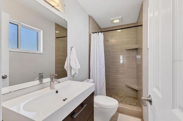 Bathroom, Glass Shower, Interior