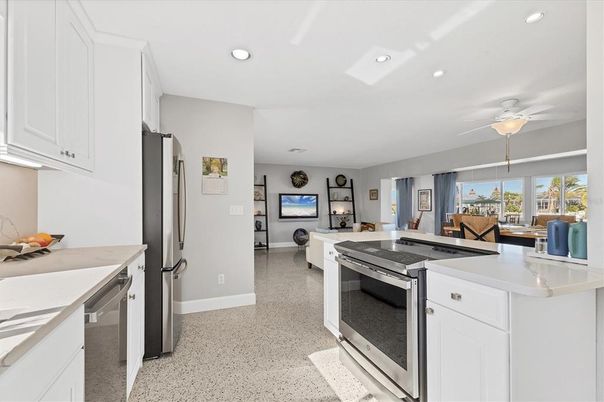 Interior, Kitchen, Recessed Lighting, Stainless Steel Appliances