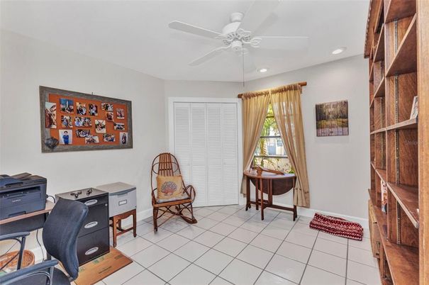 Home Office, Interior, Recessed Lighting