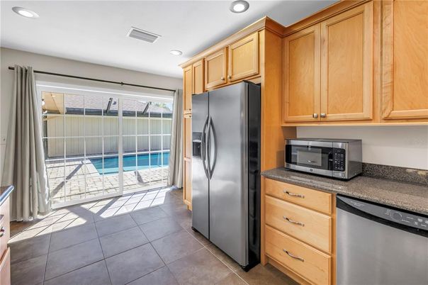 Interior, Kitchen, Recessed Lighting, Stainless Steel Appliances