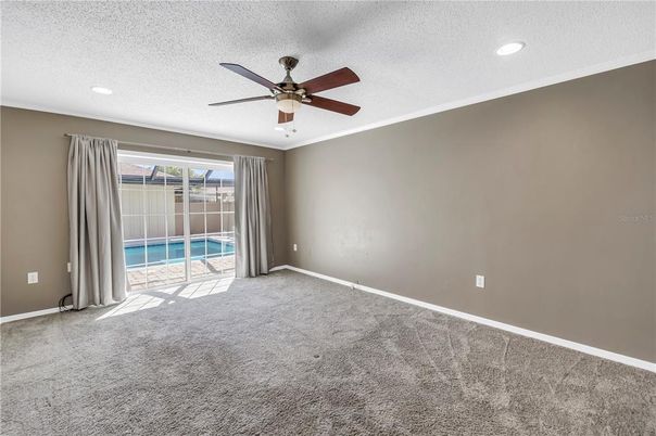 Empty room, Interior, Recessed Lighting