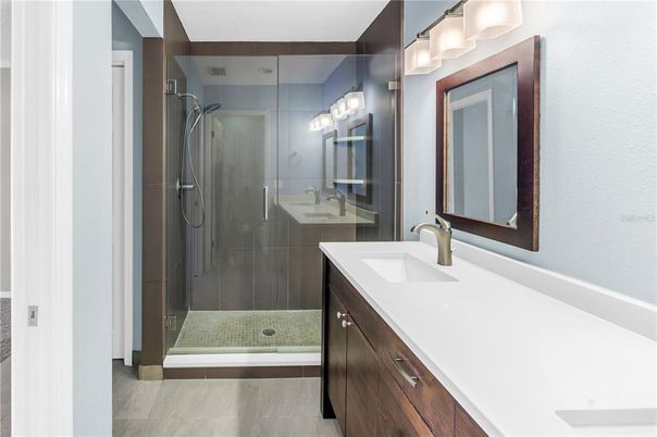 Bathroom, Glass Shower, Interior