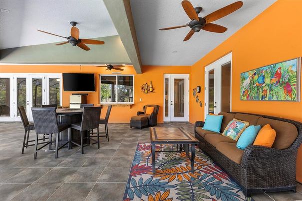 Interior, Living room, Wooden Beams