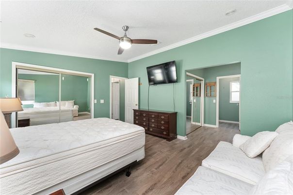 Bedroom, Interior, Wood Texture Flooring
