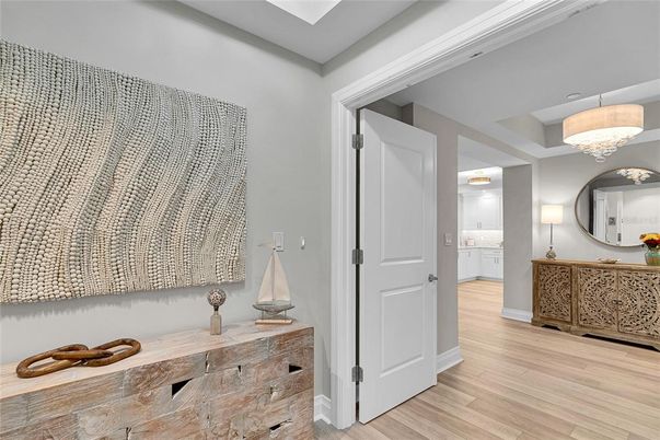Chandelier, Interior, Wood Texture Flooring