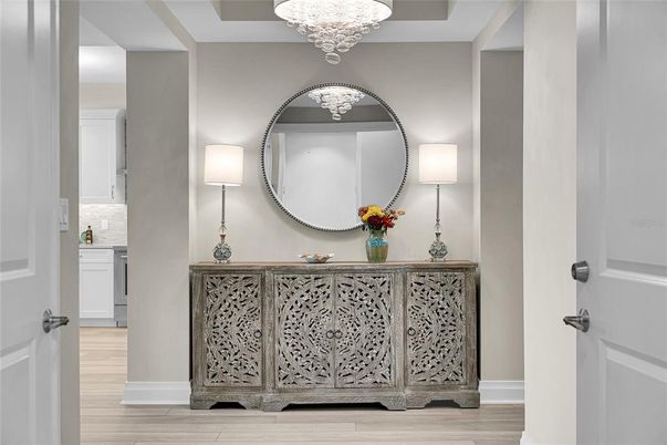 Chandelier, Interior, Wood Texture Flooring