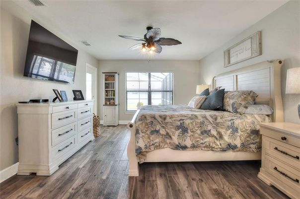 Bedroom, Interior, Wood Texture Flooring