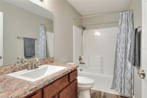 Bathroom, Interior, Wood Texture Flooring