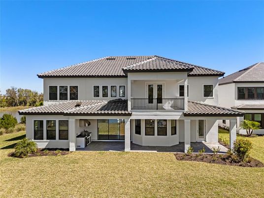 Backyard, Exterior, Facade, Mediterranean