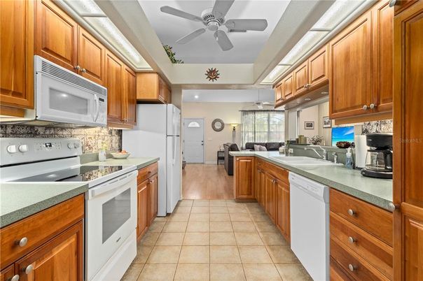 Interior, Kitchen, Living room, Wood Texture Flooring