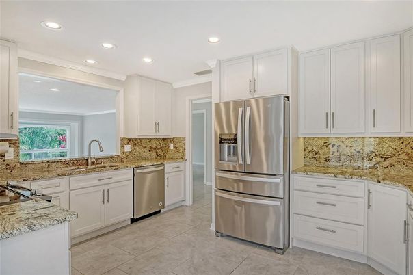 Interior, Kitchen, Recessed Lighting, Stainless Steel Appliances