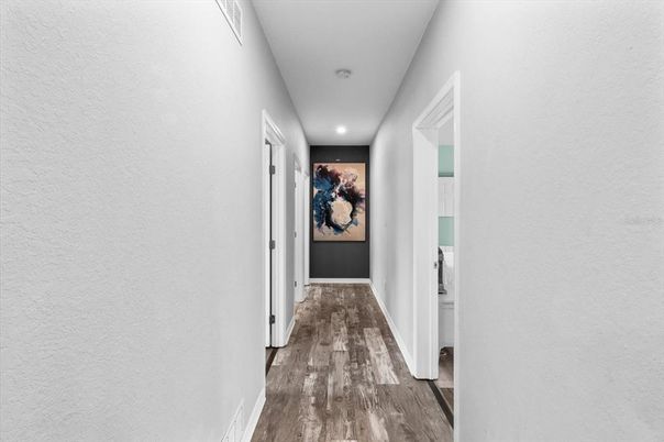Interior, Recessed Lighting, Wood Texture Flooring