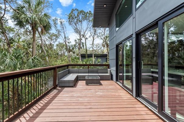 Exterior, Wood Texture Flooring